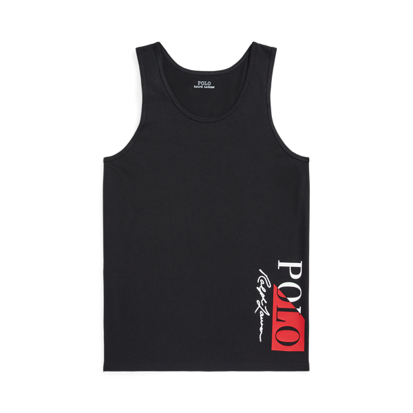 Polo Black Logo Logo Jersey Sleep Tank Polo Ralph Lauren 1