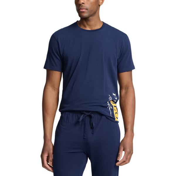 Cruise Navy Logo Logo Jersey Sleep Shirt Polo Ralph Lauren 3