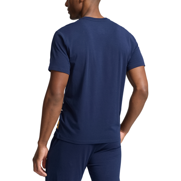Cruise Navy Logo Logo Jersey Sleep Shirt Polo Ralph Lauren 4