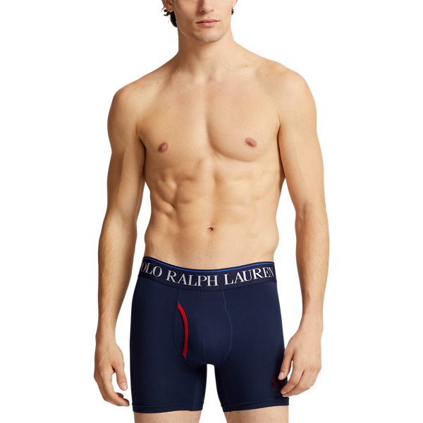 Yellow Multi 4D-Flex Microfiber Boxer Brief 3-Pack Polo Ralph Lauren 2