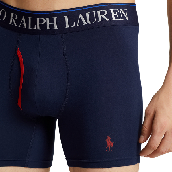 Yellow Multi 4D-Flex Microfiber Boxer Brief 3-Pack Polo Ralph Lauren 3