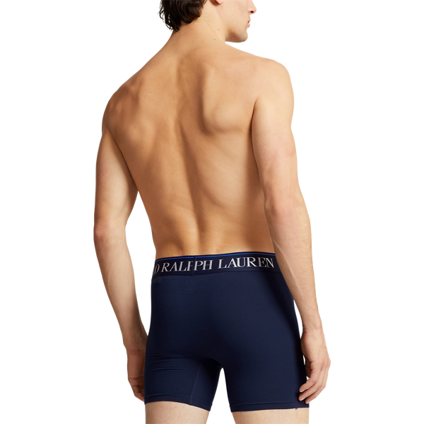 Yellow Multi 4D-Flex Microfiber Boxer Brief 3-Pack Polo Ralph Lauren 4