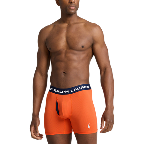 Мужские сумки Ralph Lauren Perfect Pouch Mesh Boxer Brief 3-Pack