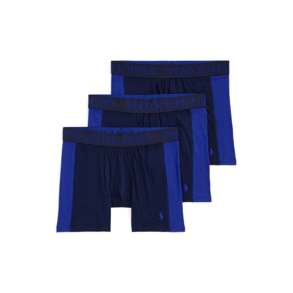 Cotton Wicking Boxer Brief 5 Pack Ralph Lauren