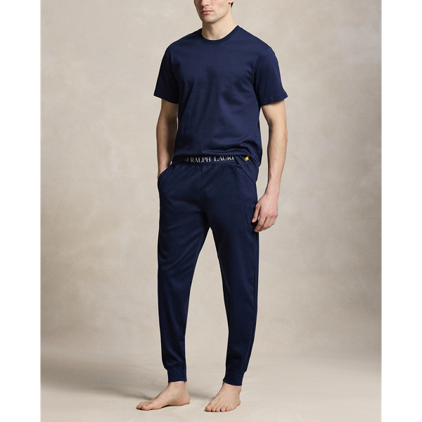 Cruise Navy Mercerized Cotton Sleep Shirt Polo Ralph Lauren 2