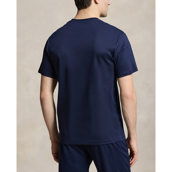 Cruise Navy Mercerized Cotton Sleep Shirt Polo Ralph Lauren 4