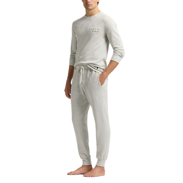 Logo Waffle-Knit Sleep Shirt
