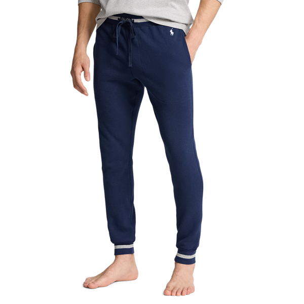 Cruise Navy Waffle-Knit Sleep Jogger Polo Ralph Lauren 3