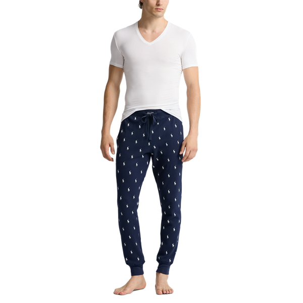 Allover Pony Waffle Knit Sleep Jogger