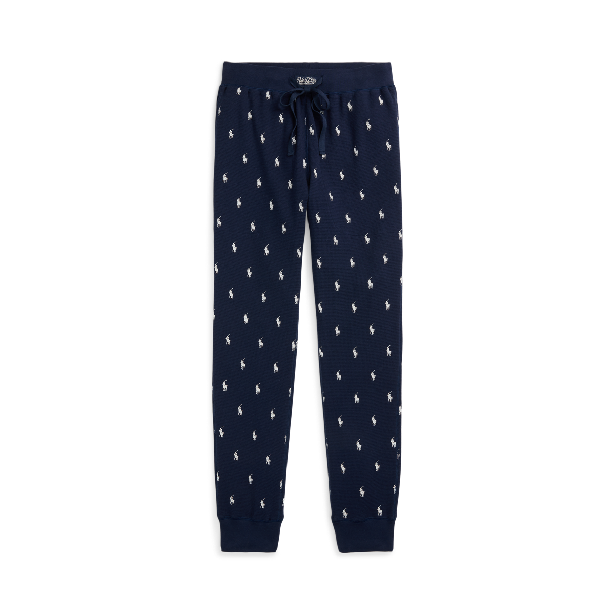 Allover Pony Waffle Knit Sleep Jogger