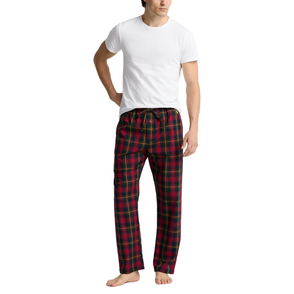 Plaid Cotton Pajama Pant