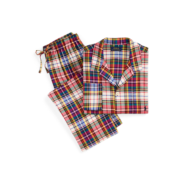 Polo ralph lauren men's plaid flannel pajama top sale