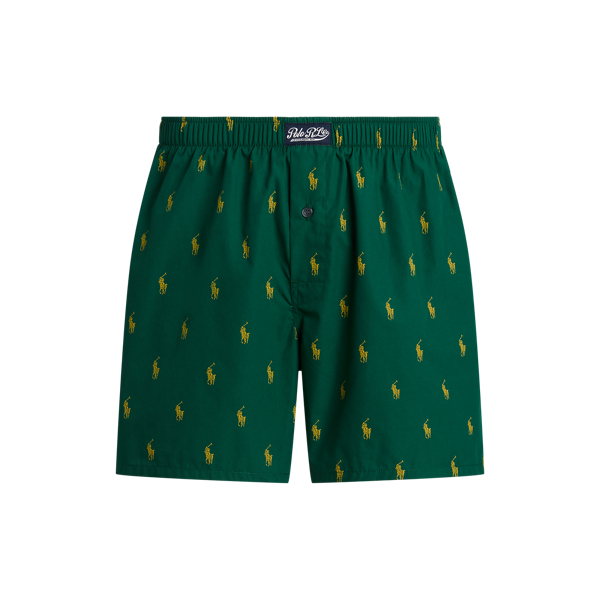 Classic Woven Cotton Allover Pony Boxer