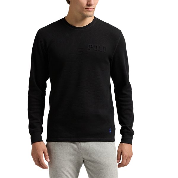 Ralph lauren waffle knit long sleeve online