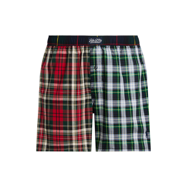 Classic Plaid Woven Cotton Boxer