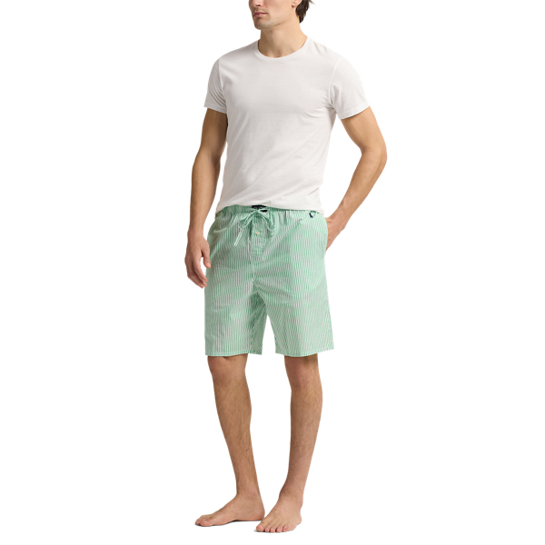 Striped Cotton Pajama Short
