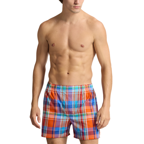 Multi Classic Woven Cotton Boxer 3-Pack Polo Ralph Lauren 2
