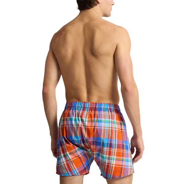 Multi Classic Woven Cotton Boxer 3-Pack Polo Ralph Lauren 4