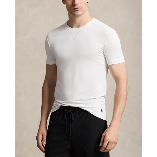 White Performance Sport Crew Undershirt 3-Pack Polo Ralph Lauren 2