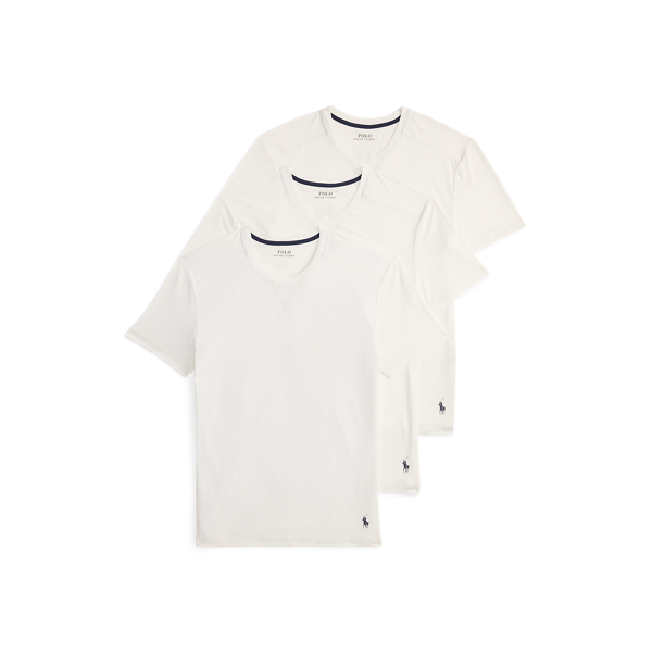 White Performance Sport Crew Undershirt 3-Pack Polo Ralph Lauren 1