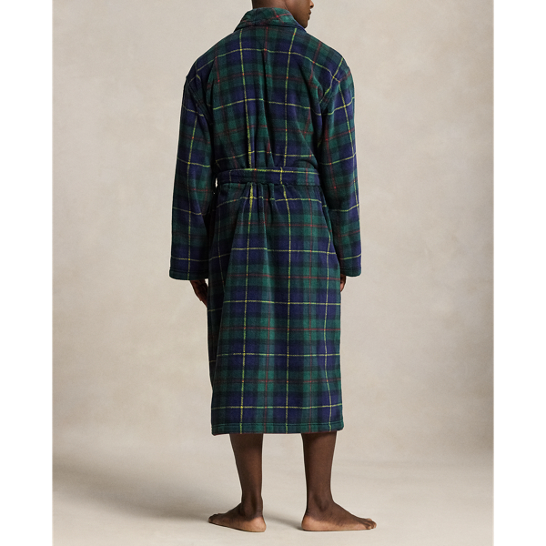 Plaid Plush Microfiber Robe