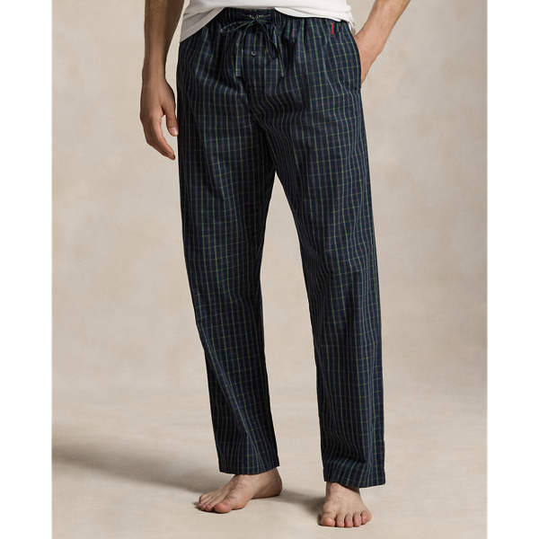 Plaid Cotton Pajama Pant