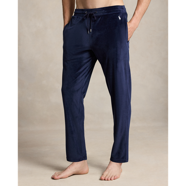 Cruise Navy Plush Velour Pajama Pant Polo Ralph Lauren 3