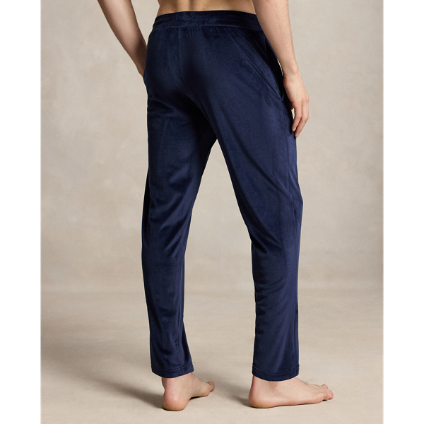 Cruise Navy Plush Velour Pajama Pant Polo Ralph Lauren 4