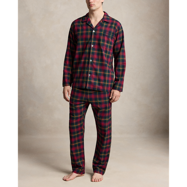 Plaid Flannel Pajama Set