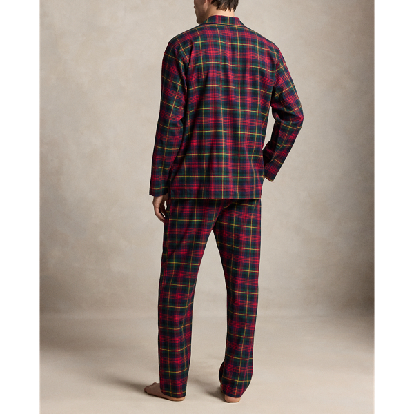 Plaid Flannel Pajama Set