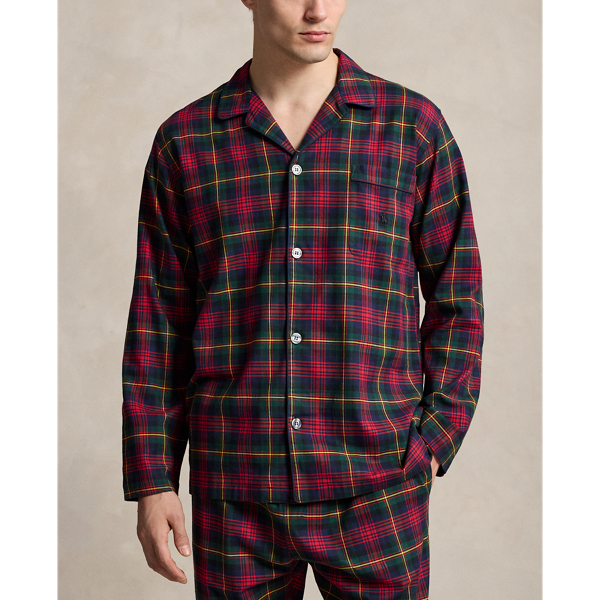 Plaid Flannel Pajama Set