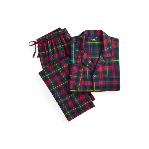 Plaid Flannel Pajama Set