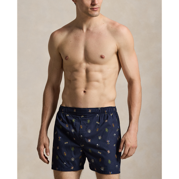 3 Pk Multi Classic Fit Woven Cotton Boxer 3-Pack Polo Ralph Lauren 5