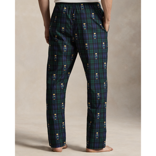 Polo Bear Plaid Pajama Pant