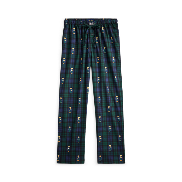 Polo Bear Plaid Pajama Pant
