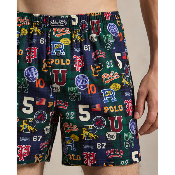 Multi Cotton Flannel Boxer Polo Ralph Lauren 4