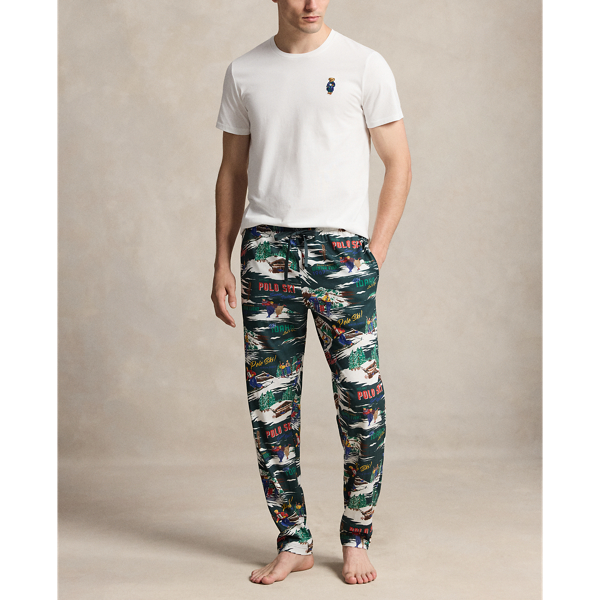 Print Jersey Pajama Pant