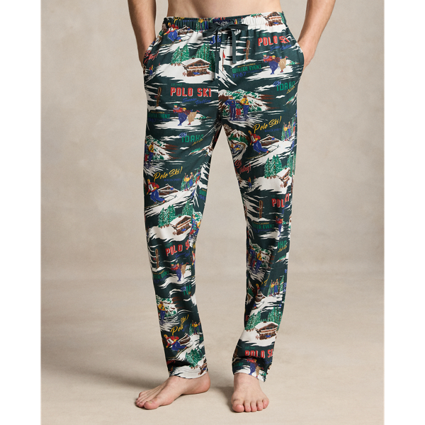 Print Jersey Pajama Pant