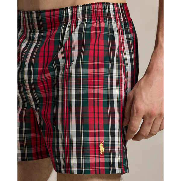 Classic Fit Woven Cotton Boxer 3-Pack