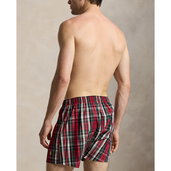Classic Fit Woven Cotton Boxer 3-Pack