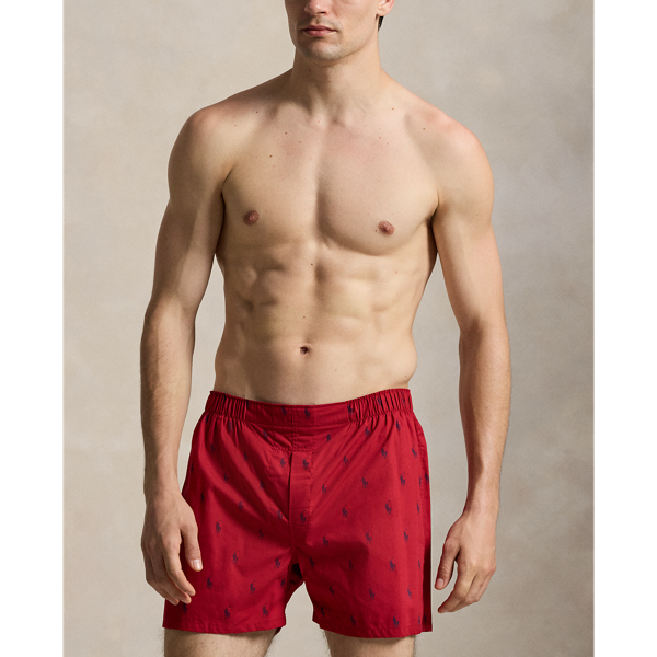 Classic Fit Woven Cotton Boxer 3-Pack