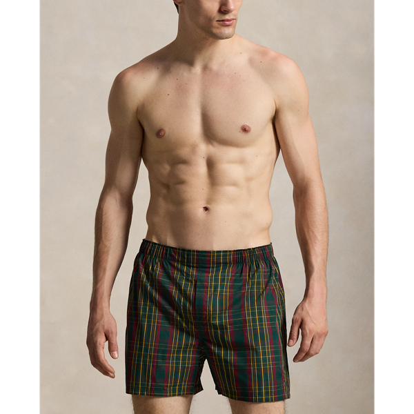 Classic Fit Woven Cotton Boxer 3-Pack