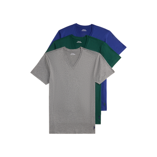 Classic Fit Wicking V-Neck 3-Pack