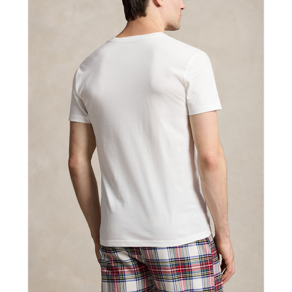 White/Grey/Black Classic Fit Wicking V-Neck 3-Pack Polo Ralph Lauren 3