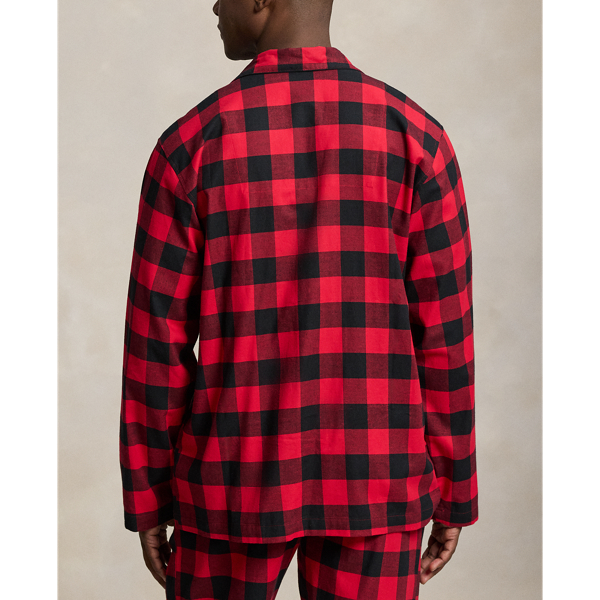 Buffalo Check Flannel Pajama Shirt