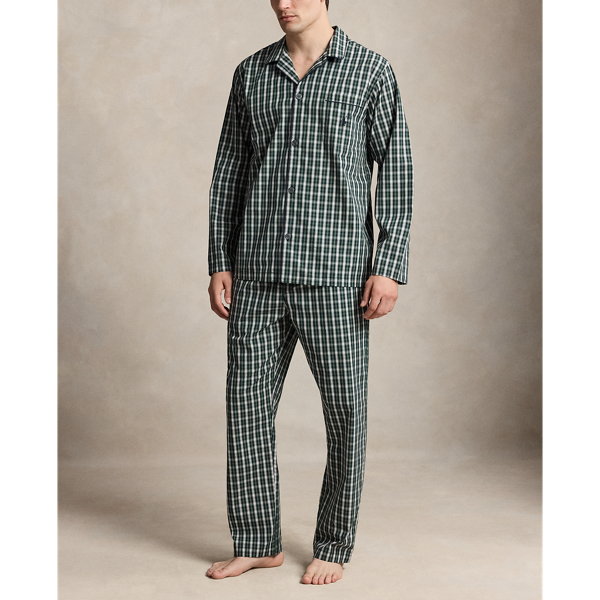 Plaid Cotton Pajama Set
