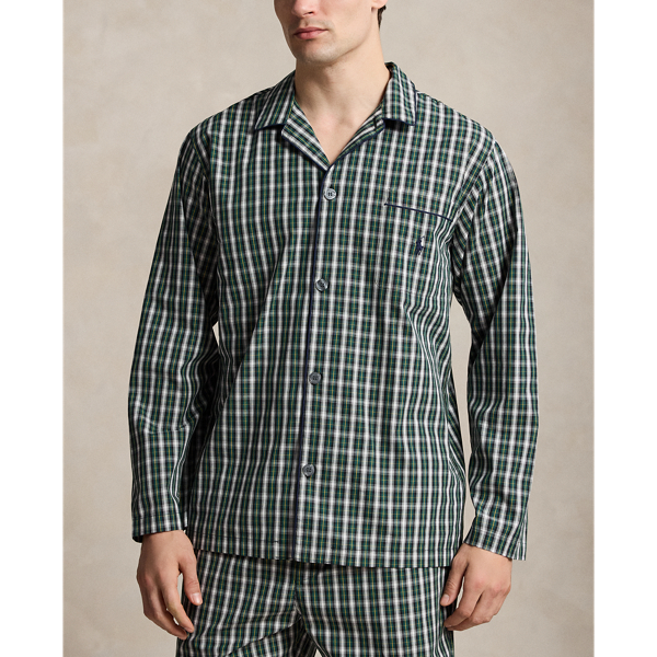 Plaid Cotton Pajama Set