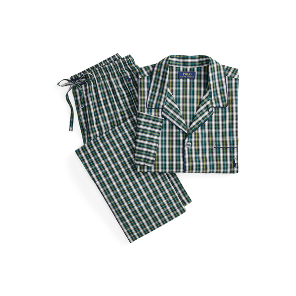 Plaid Cotton Pajama Set