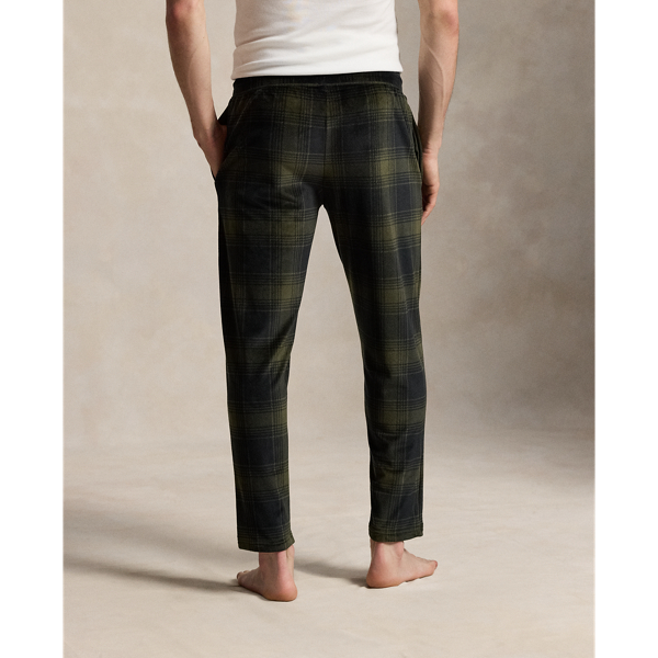 Plaid Plush Velour Pajama Pant