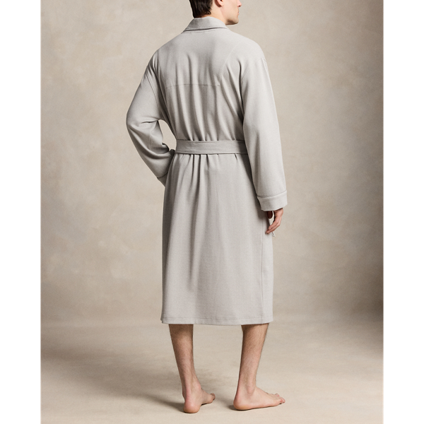 Herringbone-Knit Robe